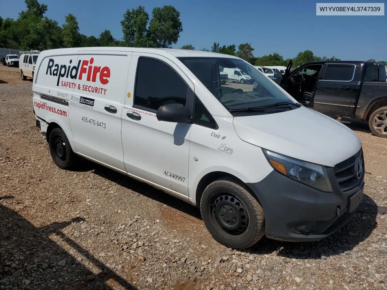 2020 Mercedes-Benz Metris VIN: W1YV0BEY4L3747339 Lot: 58855925