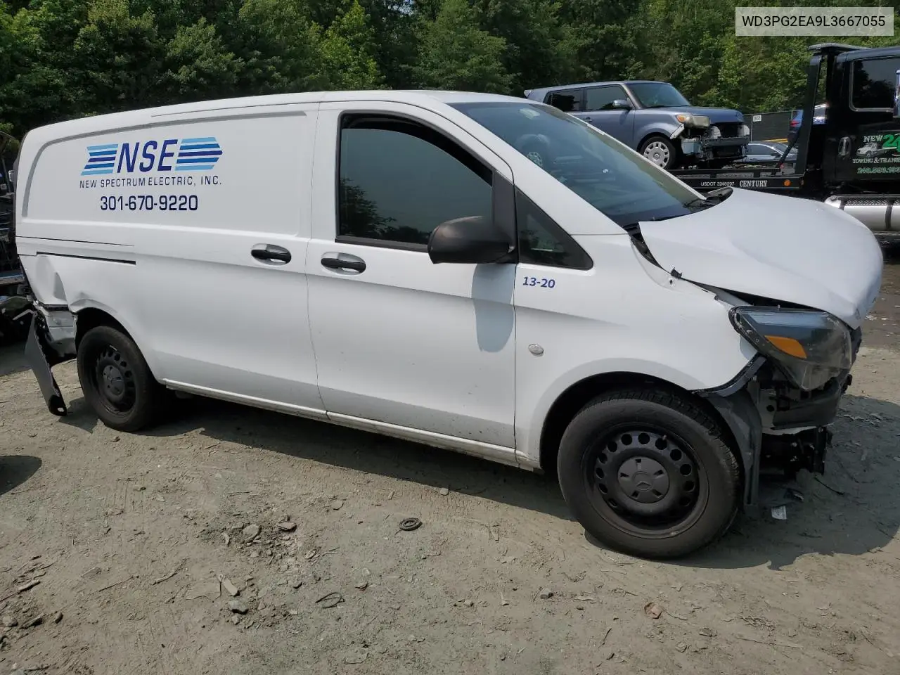 2020 Mercedes-Benz Metris VIN: WD3PG2EA9L3667055 Lot: 59223785