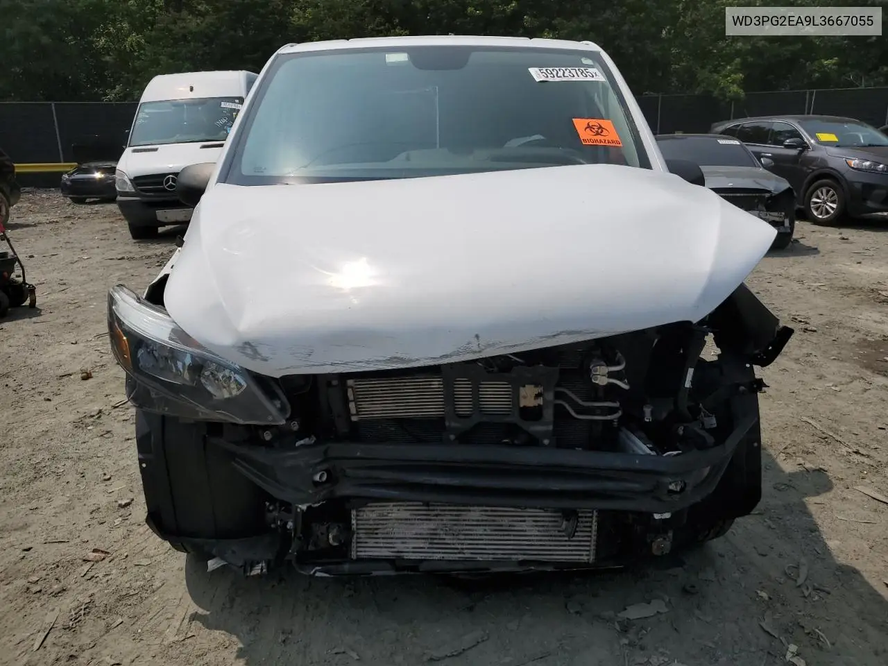 2020 Mercedes-Benz Metris VIN: WD3PG2EA9L3667055 Lot: 59223785
