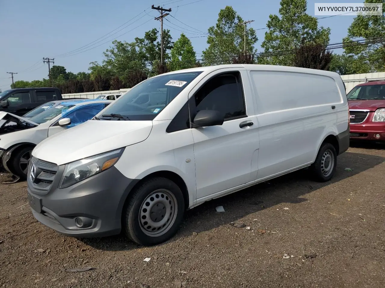 2020 Mercedes-Benz Metris VIN: W1YV0CEY7L3700697 Lot: 60197795