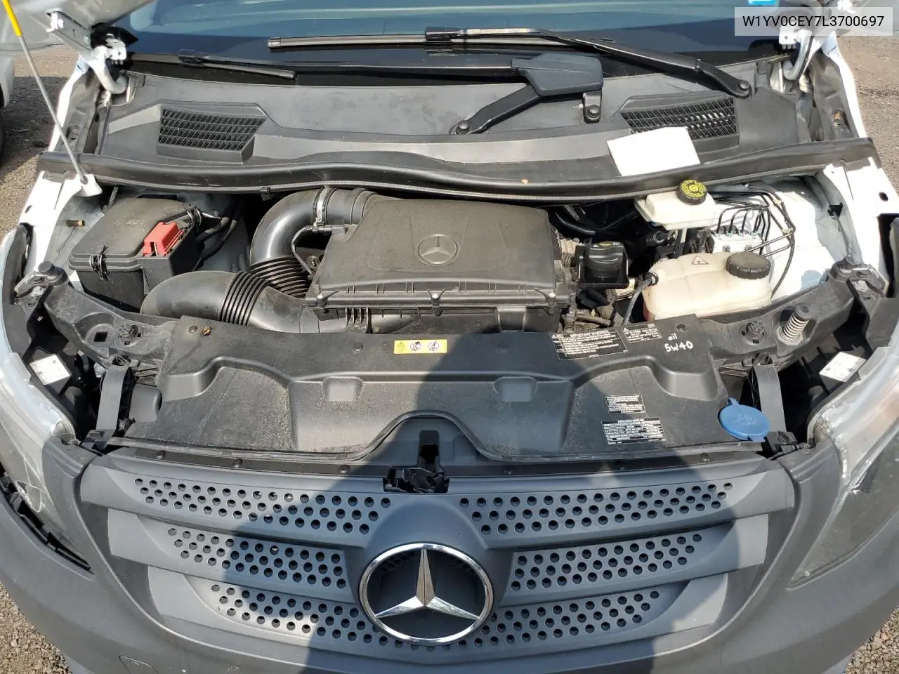 2020 Mercedes-Benz Metris VIN: W1YV0CEY7L3700697 Lot: 60197795