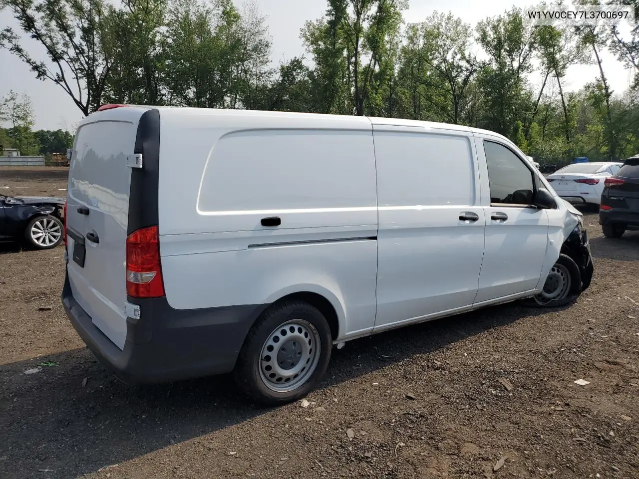 2020 Mercedes-Benz Metris VIN: W1YV0CEY7L3700697 Lot: 60197795