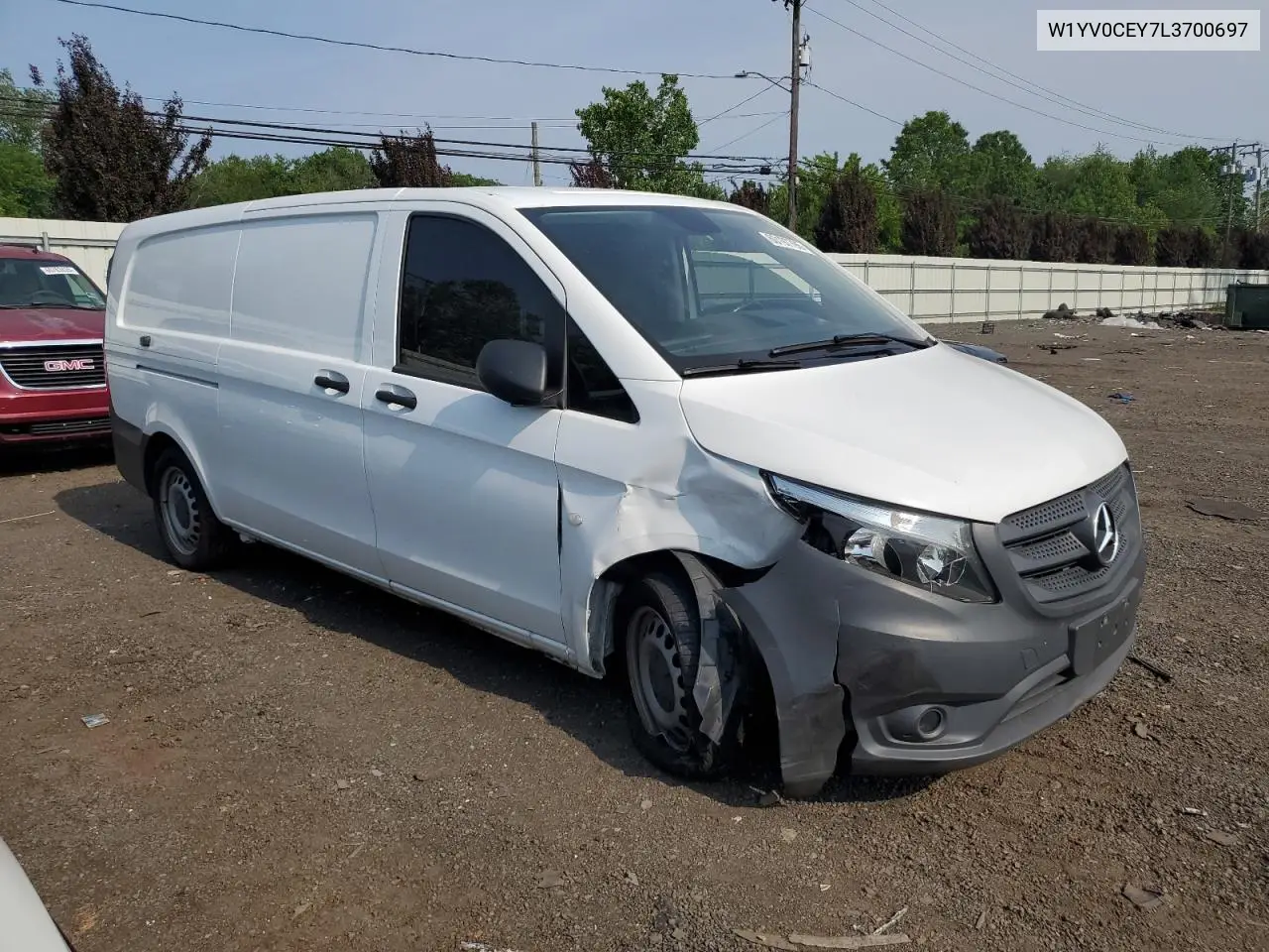 2020 Mercedes-Benz Metris VIN: W1YV0CEY7L3700697 Lot: 60197795