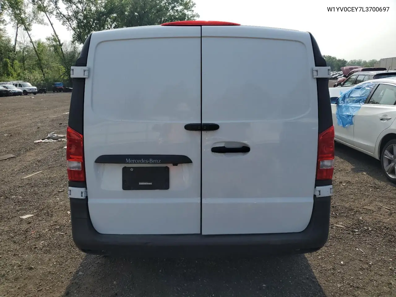 2020 Mercedes-Benz Metris VIN: W1YV0CEY7L3700697 Lot: 60197795