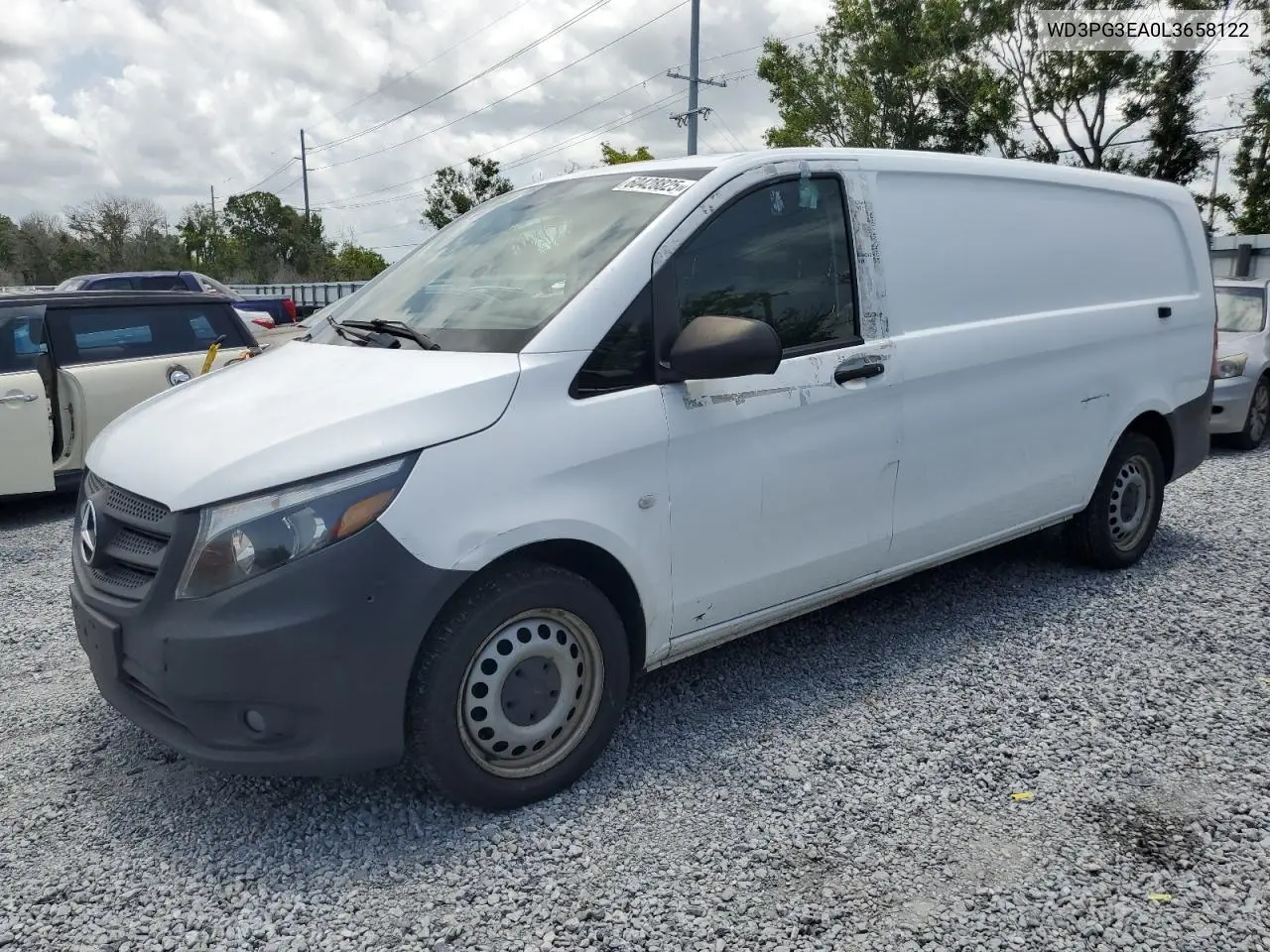 2020 Mercedes-Benz Metris VIN: WD3PG3EA0L3658122 Lot: 60428825