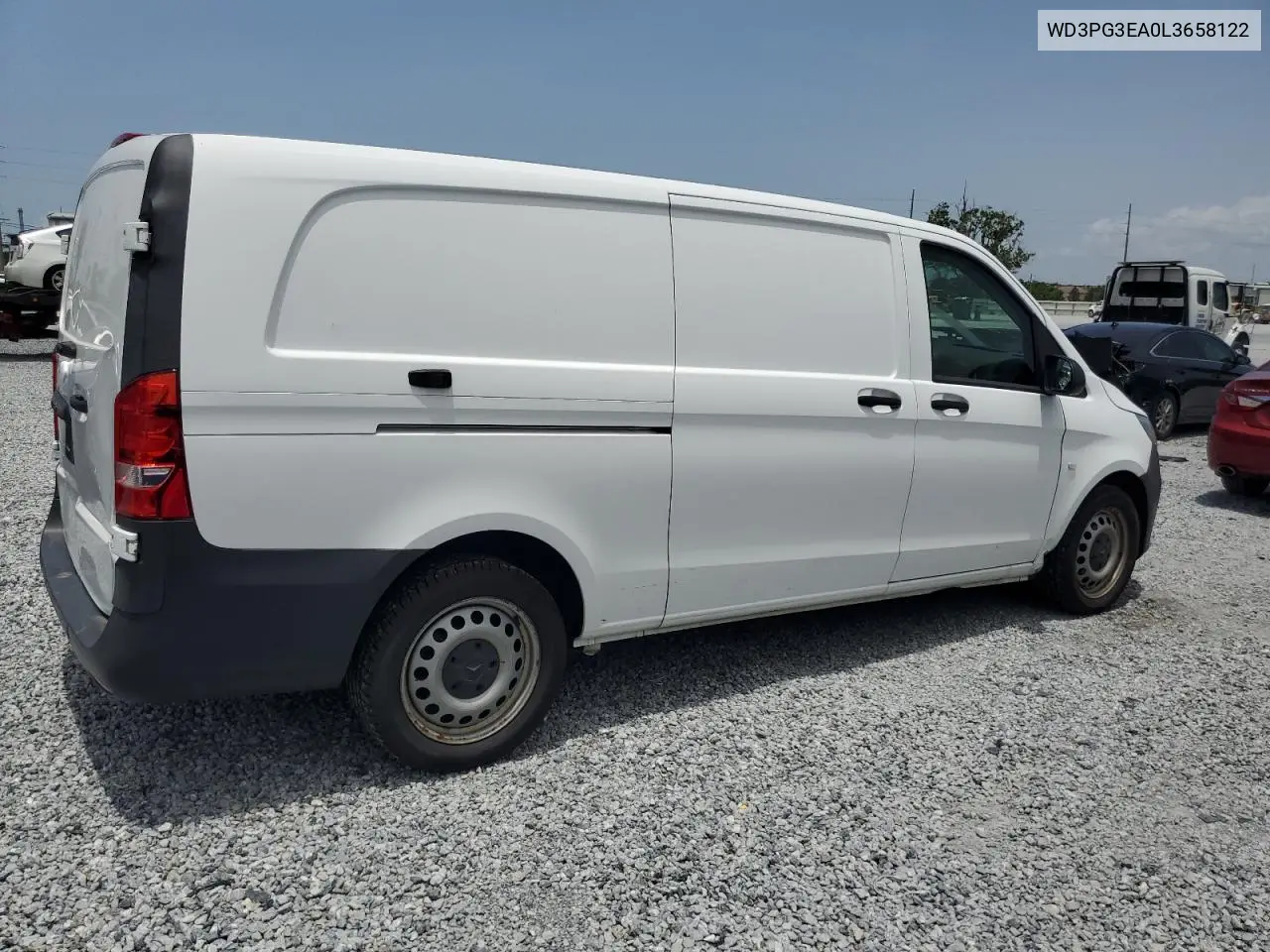 2020 Mercedes-Benz Metris VIN: WD3PG3EA0L3658122 Lot: 60428825