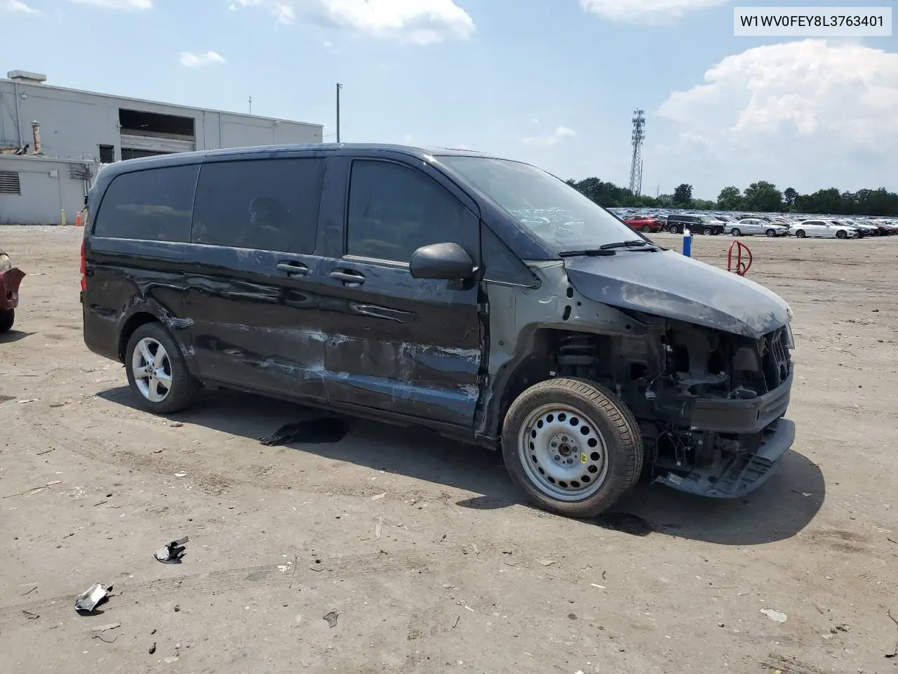 2020 Mercedes-Benz Metris VIN: W1WV0FEY8L3763401 Lot: 62160895