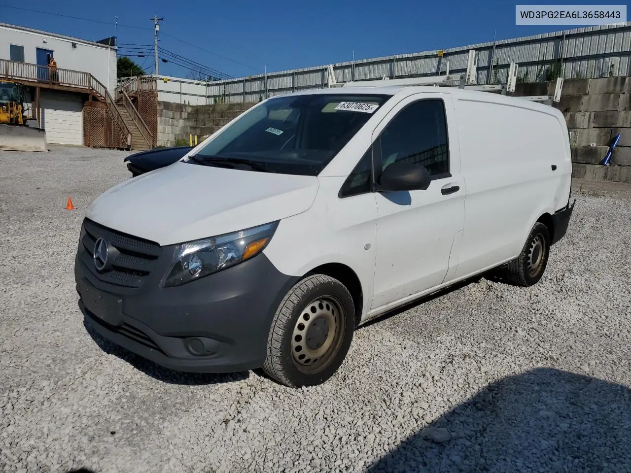 2020 Mercedes-Benz Metris VIN: WD3PG2EA6L3658443 Lot: 63070625