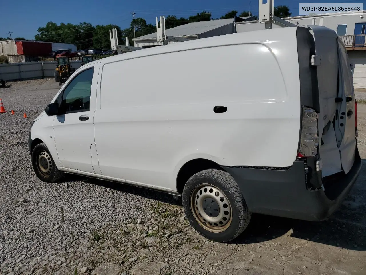 2020 Mercedes-Benz Metris VIN: WD3PG2EA6L3658443 Lot: 63070625