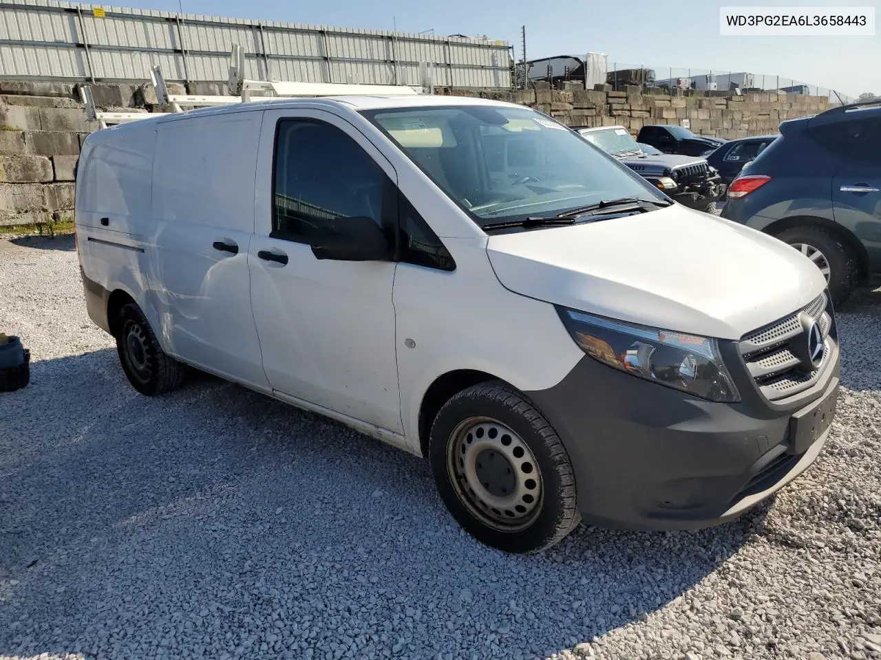 2020 Mercedes-Benz Metris VIN: WD3PG2EA6L3658443 Lot: 63070625