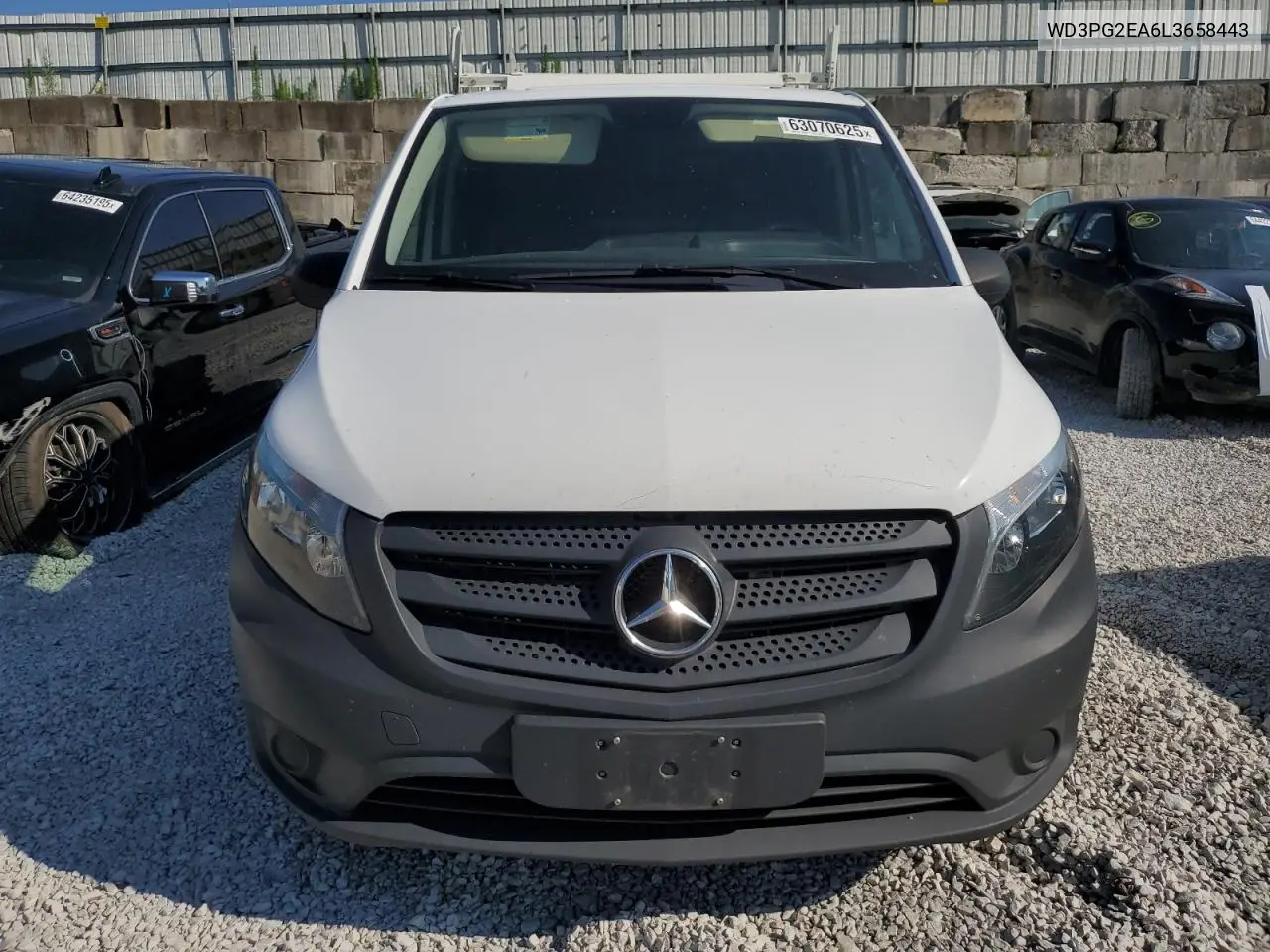 2020 Mercedes-Benz Metris VIN: WD3PG2EA6L3658443 Lot: 63070625