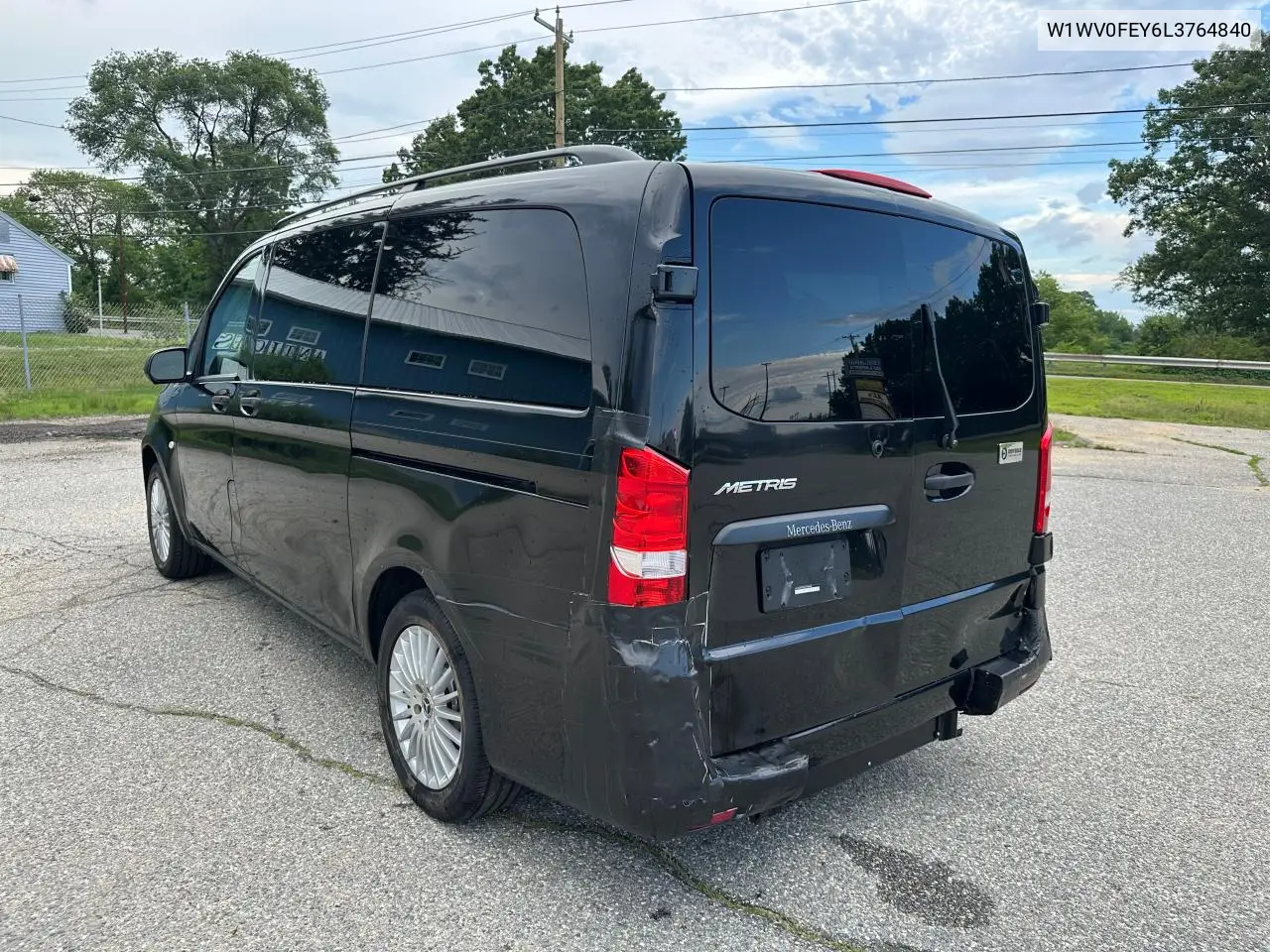 2020 Mercedes-Benz Metris VIN: W1WV0FEY6L3764840 Lot: 63530795