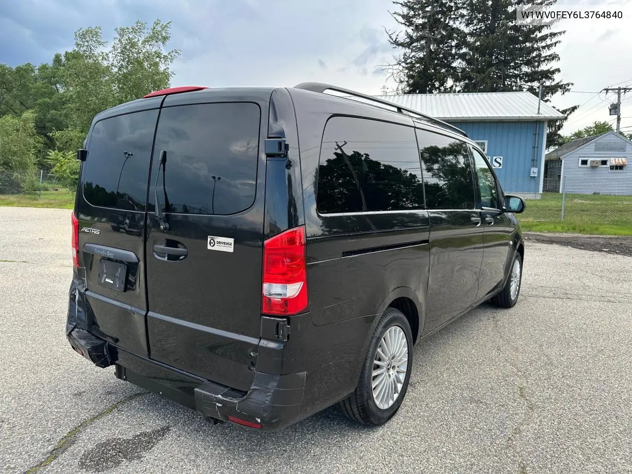 2020 Mercedes-Benz Metris VIN: W1WV0FEY6L3764840 Lot: 63530795