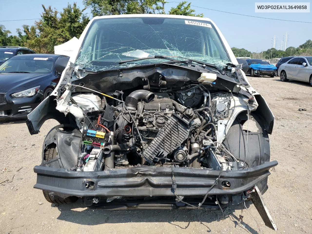 2020 Mercedes-Benz Metris VIN: WD3PG2EA1L3649858 Lot: 64553774