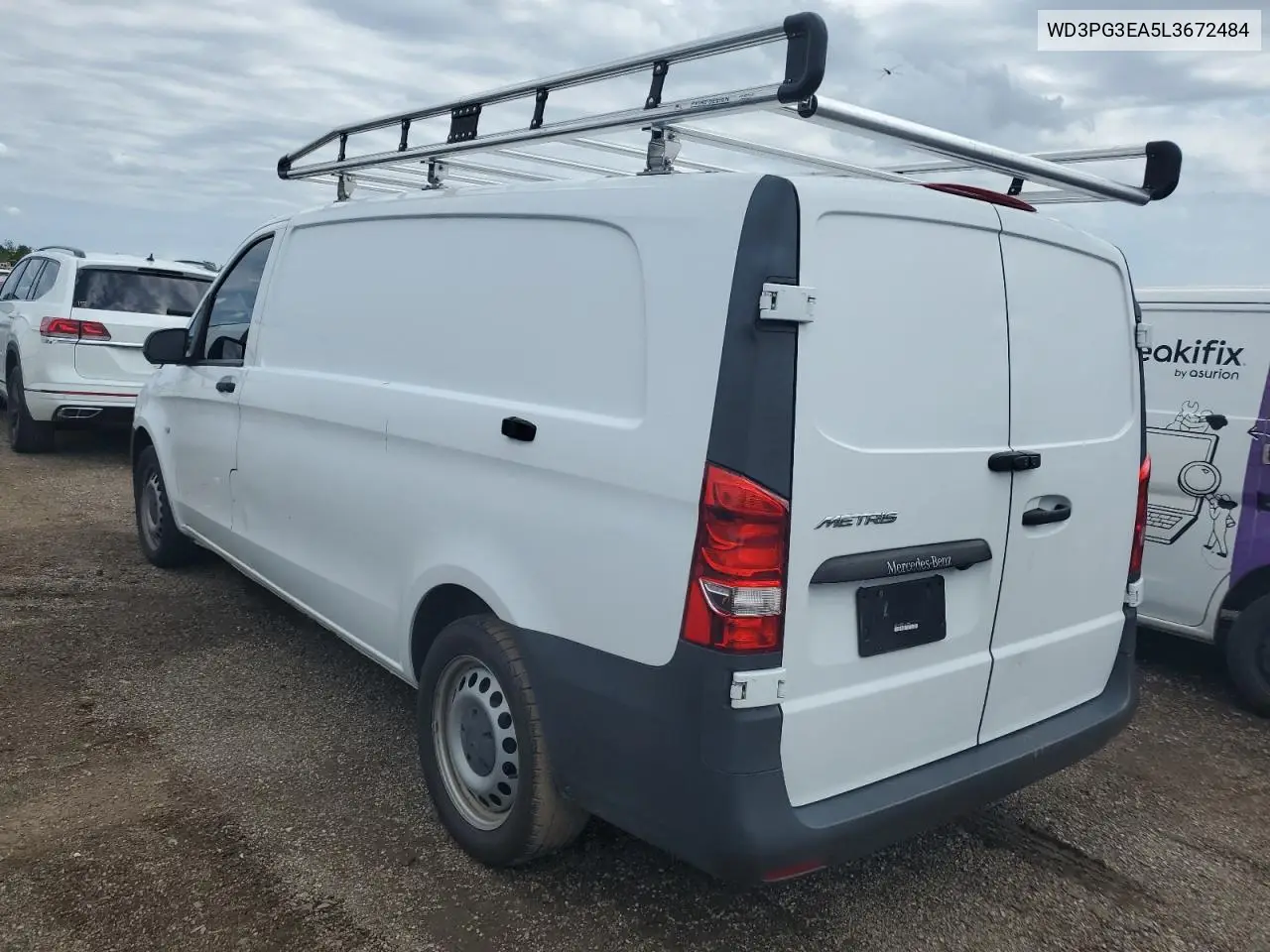 2020 Mercedes-Benz Metris VIN: WD3PG3EA5L3672484 Lot: 64563785