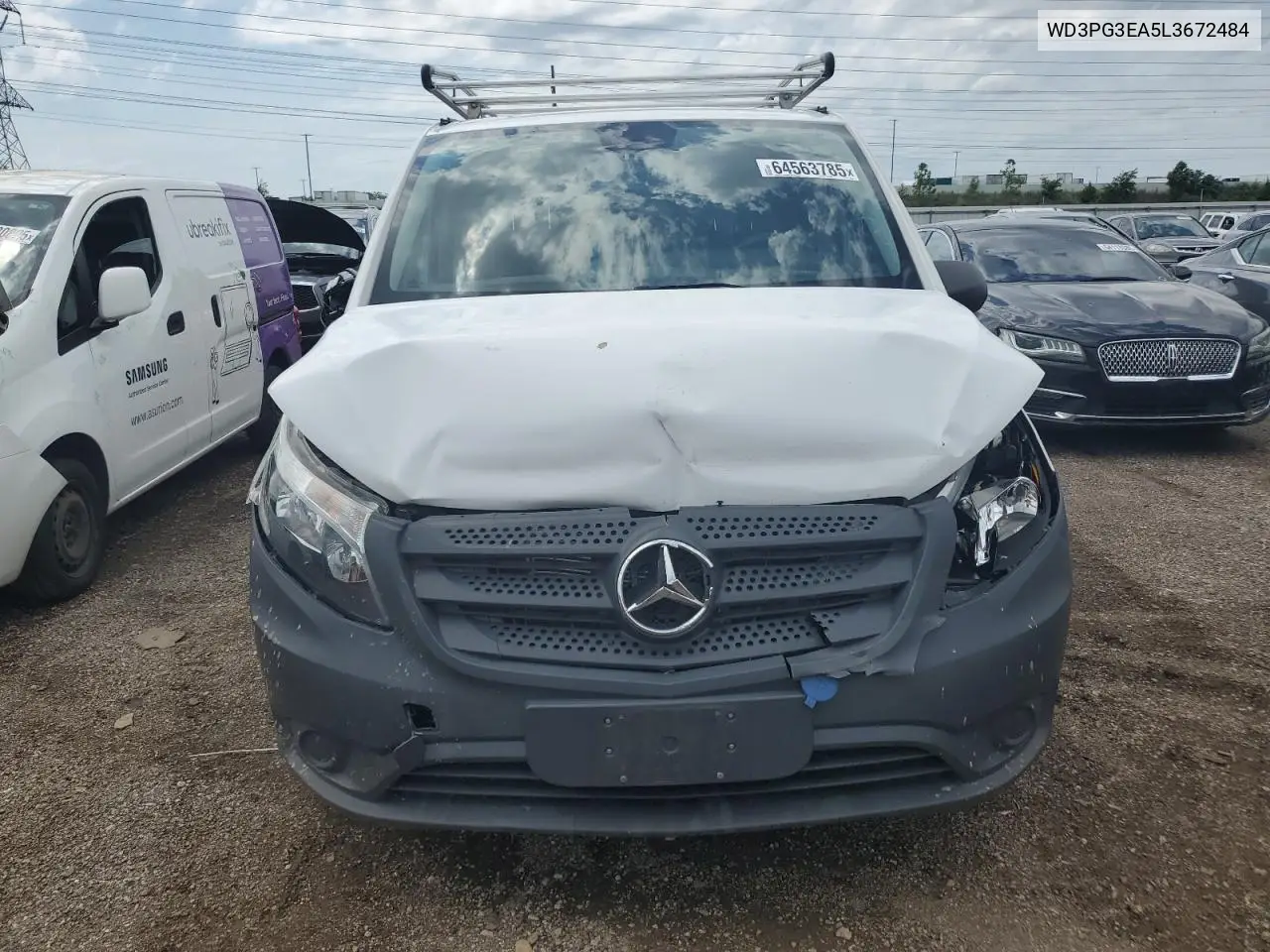 2020 Mercedes-Benz Metris VIN: WD3PG3EA5L3672484 Lot: 64563785