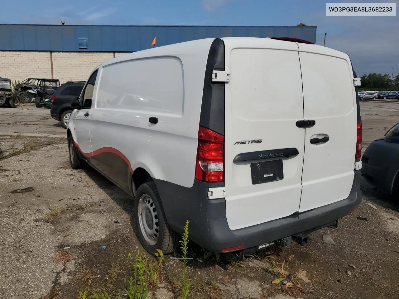 2020 Mercedes-Benz Metris VIN: WD3PG3EA8L3682233 Lot: 68525384