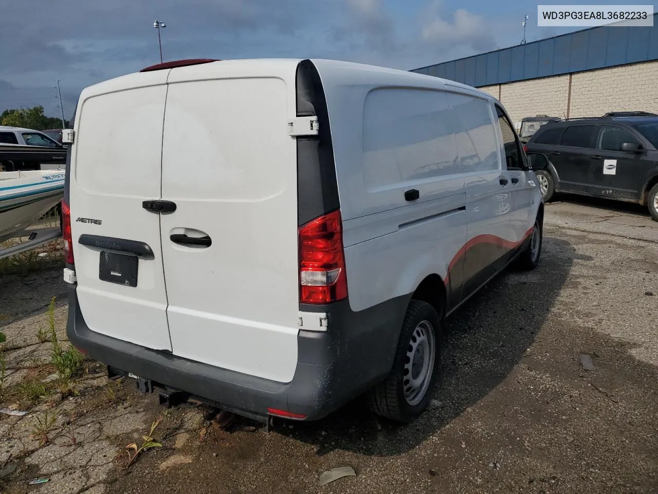 2020 Mercedes-Benz Metris VIN: WD3PG3EA8L3682233 Lot: 68525384