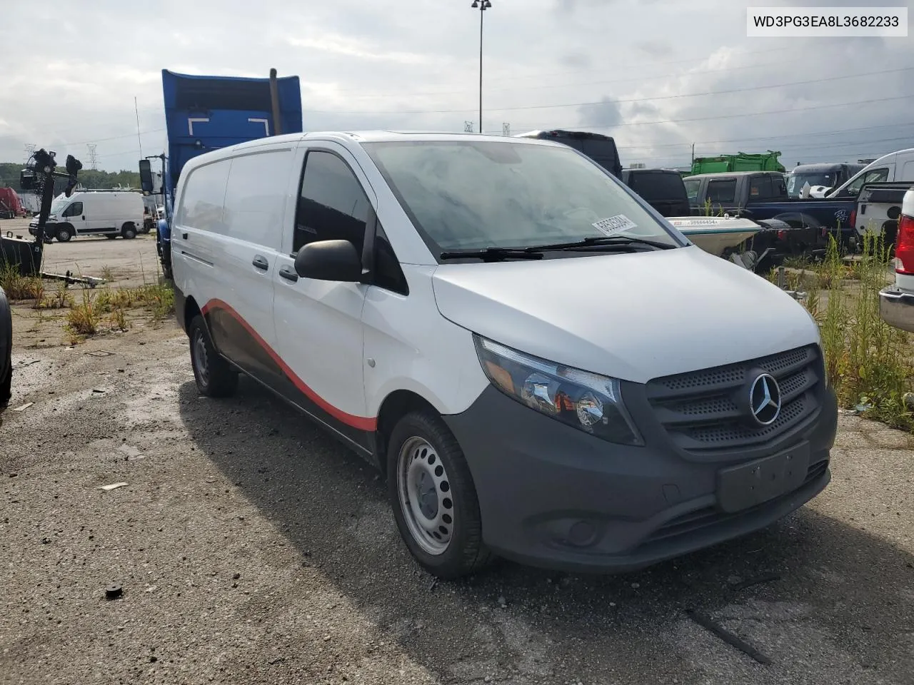 2020 Mercedes-Benz Metris VIN: WD3PG3EA8L3682233 Lot: 68525384