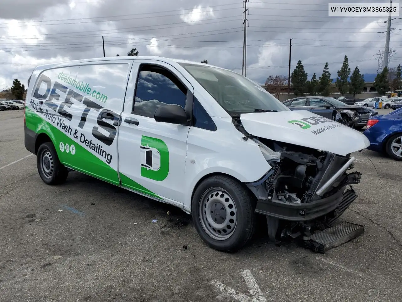 2021 Mercedes-Benz Metris VIN: W1YV0CEY3M3865325 Lot: 43538215
