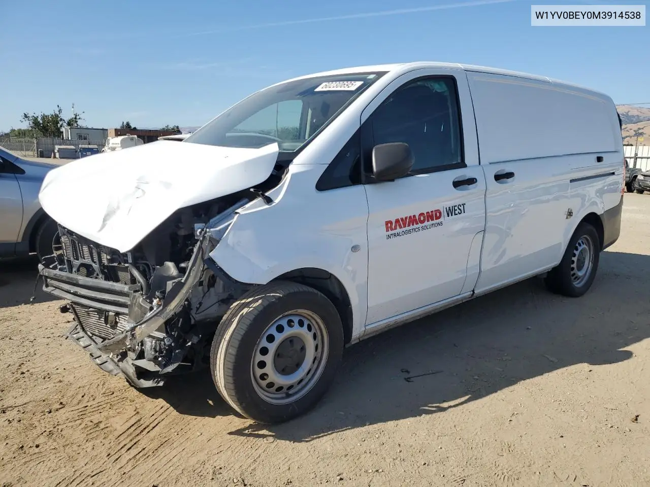 2021 Mercedes-Benz Metris VIN: W1YV0BEY0M3914538 Lot: 60230695