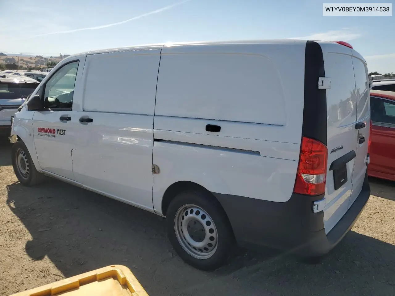 2021 Mercedes-Benz Metris VIN: W1YV0BEY0M3914538 Lot: 60230695