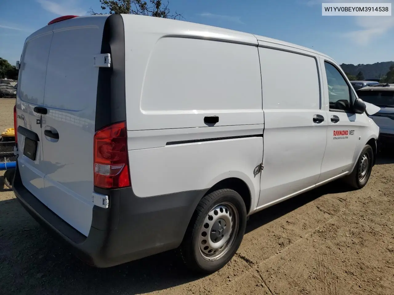 2021 Mercedes-Benz Metris VIN: W1YV0BEY0M3914538 Lot: 60230695