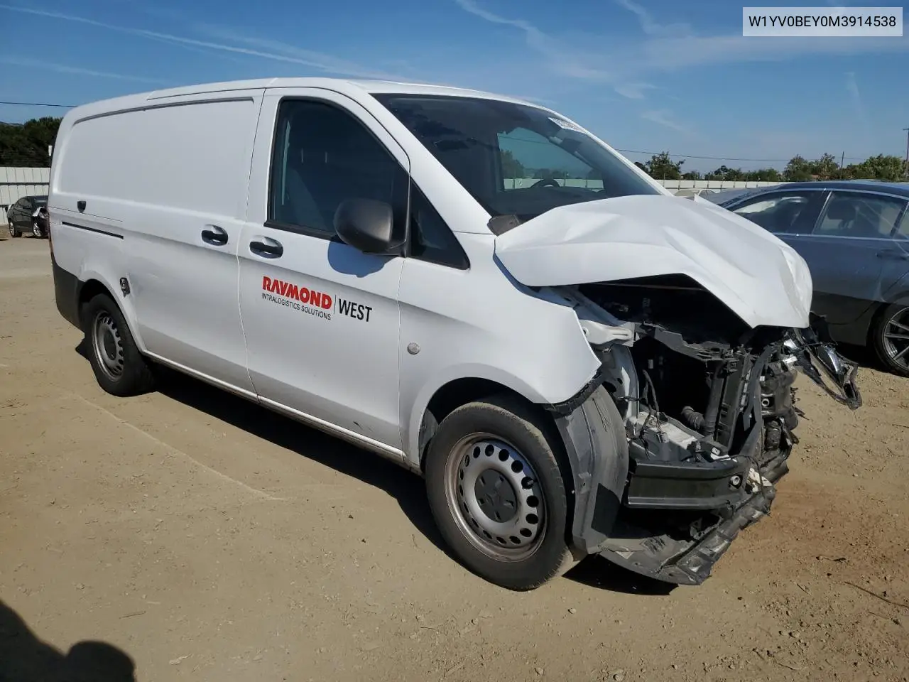 2021 Mercedes-Benz Metris VIN: W1YV0BEY0M3914538 Lot: 60230695