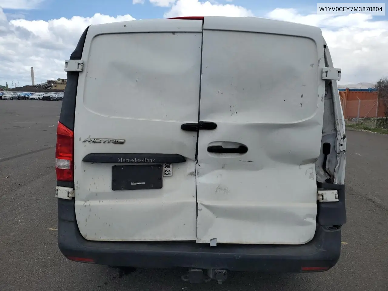 2021 Mercedes-Benz Metris VIN: W1YV0CEY7M3870804 Lot: 62220035