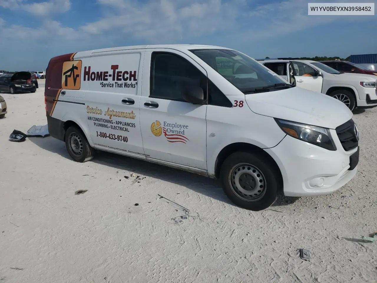 2022 Mercedes-Benz Metris VIN: W1YV0BEYXN3958452 Lot: 50766605