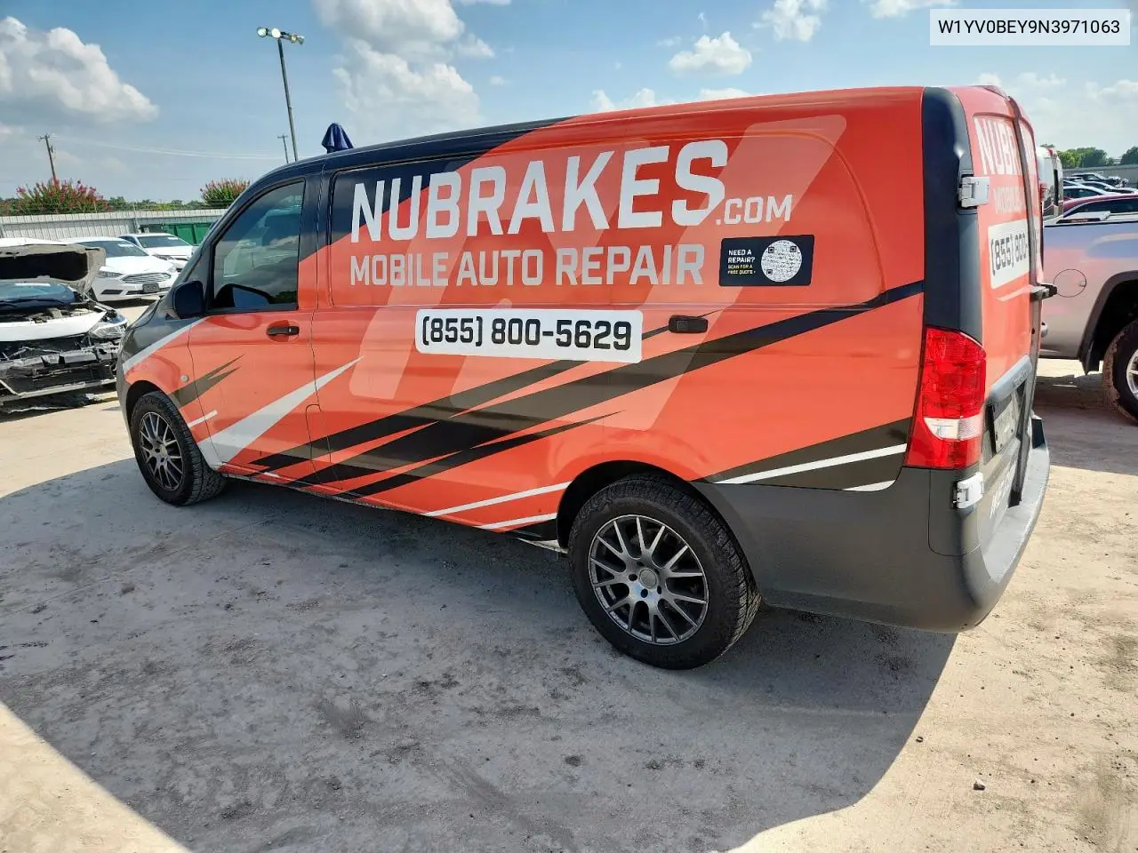 2022 Mercedes-Benz Metris VIN: W1YV0BEY9N3971063 Lot: 64663415