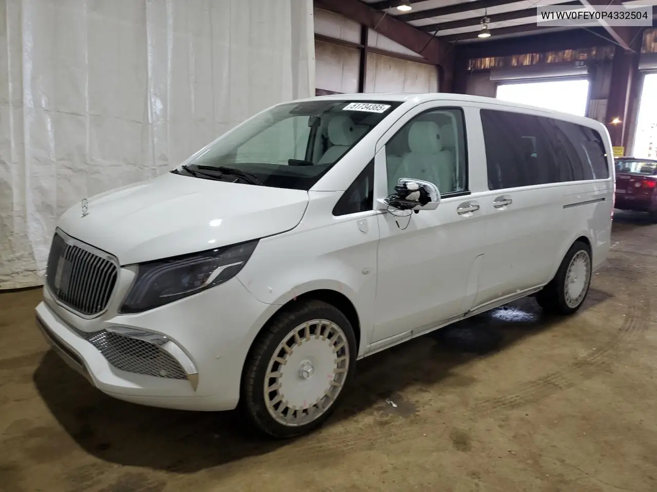 2023 Mercedes-Benz Metris VIN: W1WV0FEY0P4332504 Lot: 51734385