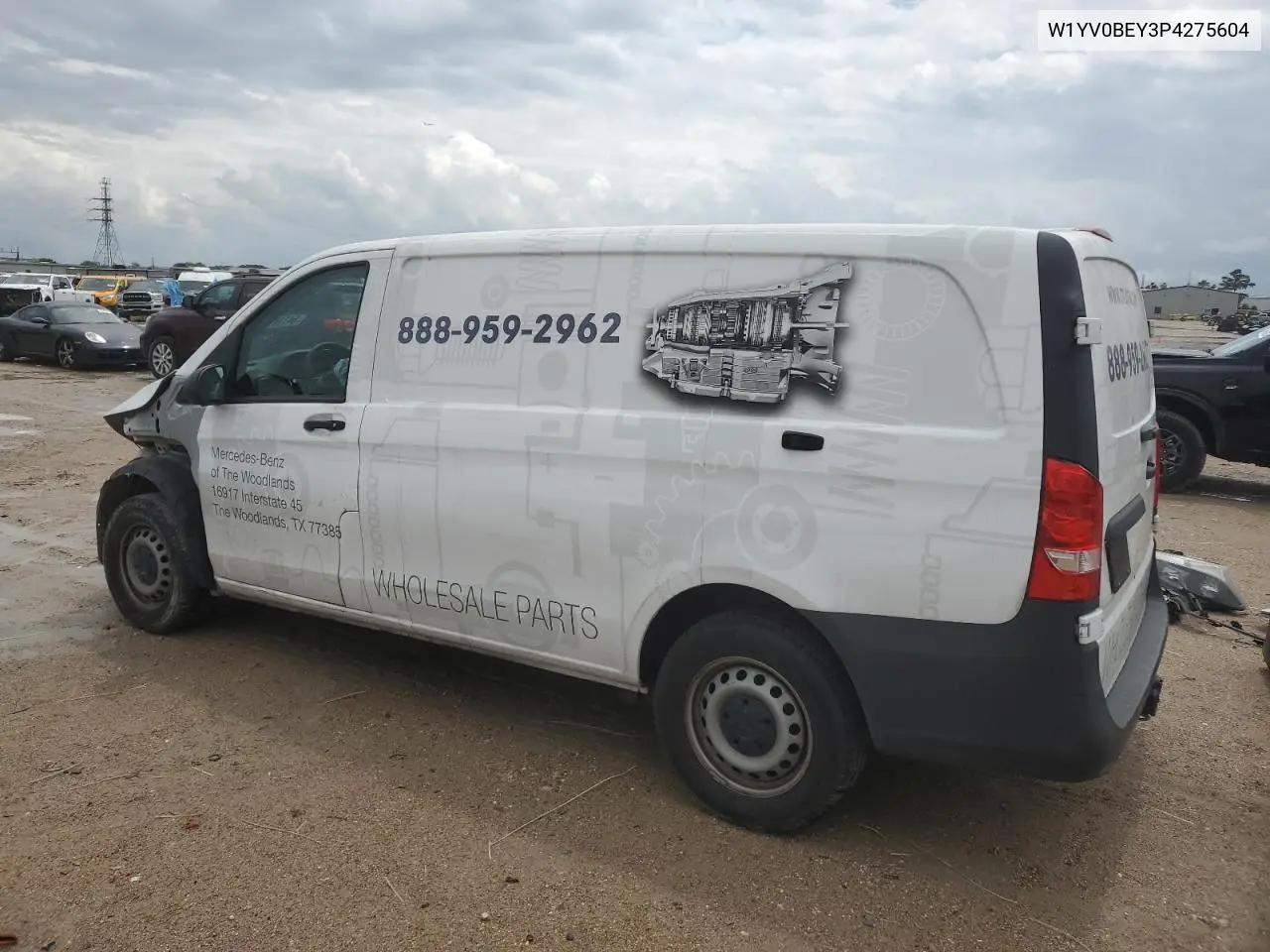 2023 Mercedes-Benz Metris VIN: W1YV0BEY3P4275604 Lot: 54118775