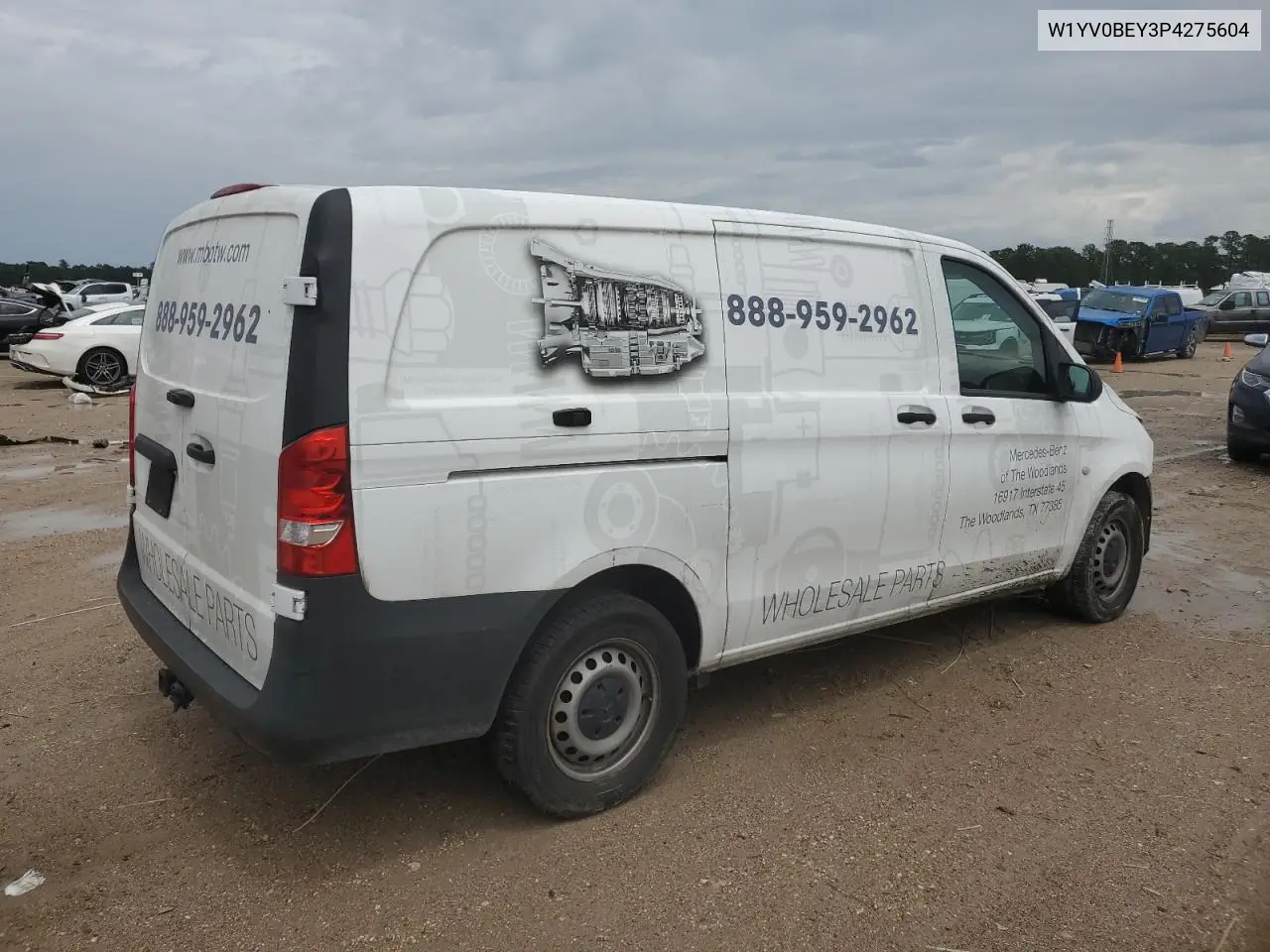 2023 Mercedes-Benz Metris VIN: W1YV0BEY3P4275604 Lot: 54118775
