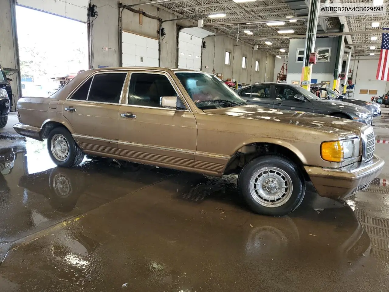 1982 Mercedes-Benz 300 Sd VIN: WDBCB20A4CB029598 Lot: 62216365