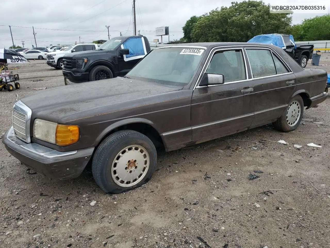 1983 Mercedes-Benz 300 Sd VIN: WDBCB20A7DB035316 Lot: 53765635