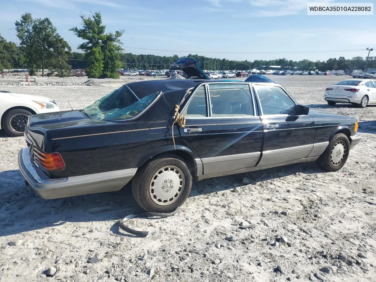 1986 Mercedes-Benz 420 Sel VIN: WDBCA35D1GA228082 Lot: 61684325
