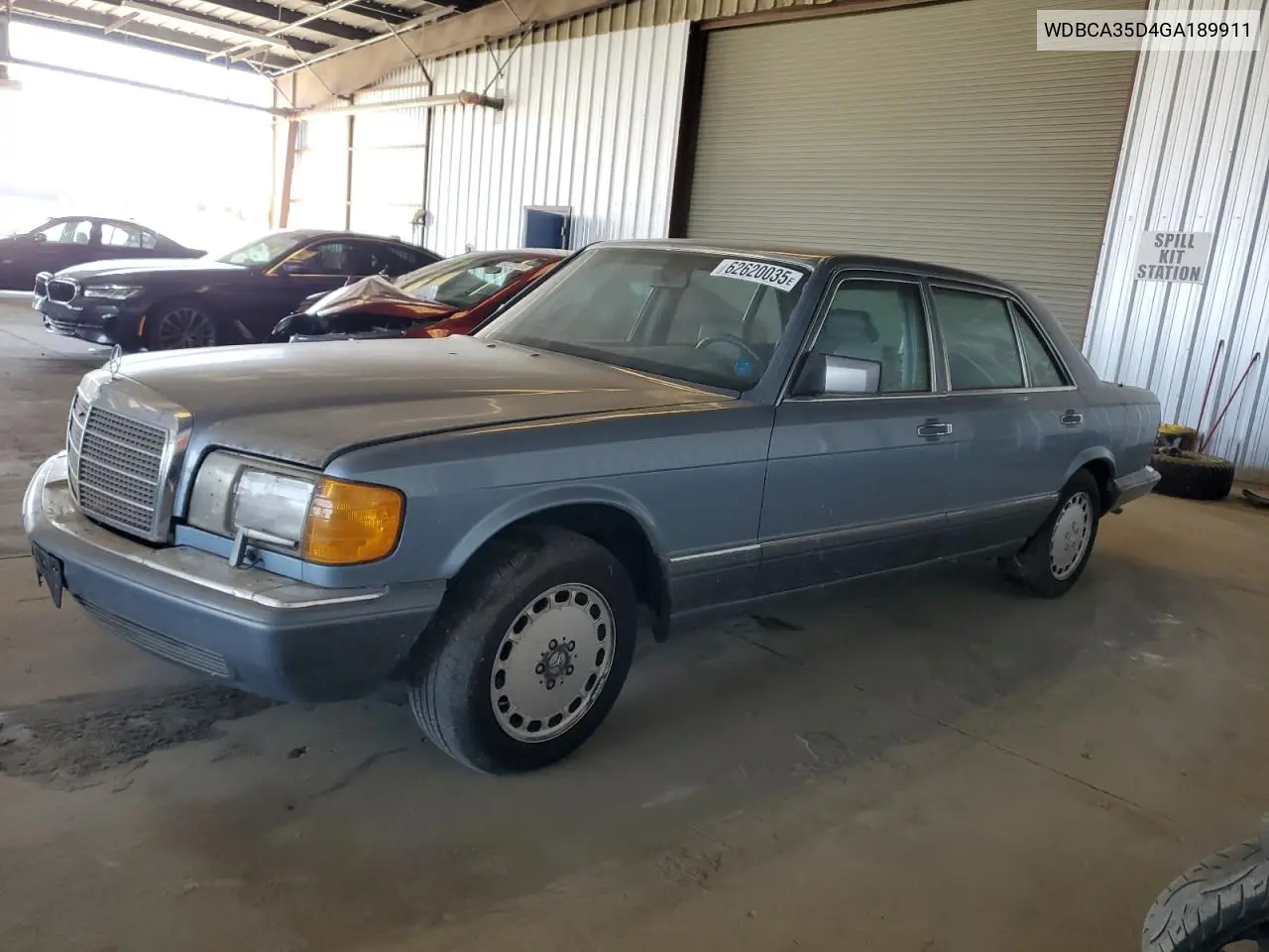 1986 Mercedes-Benz 420 Sel VIN: WDBCA35D4GA189911 Lot: 62620035