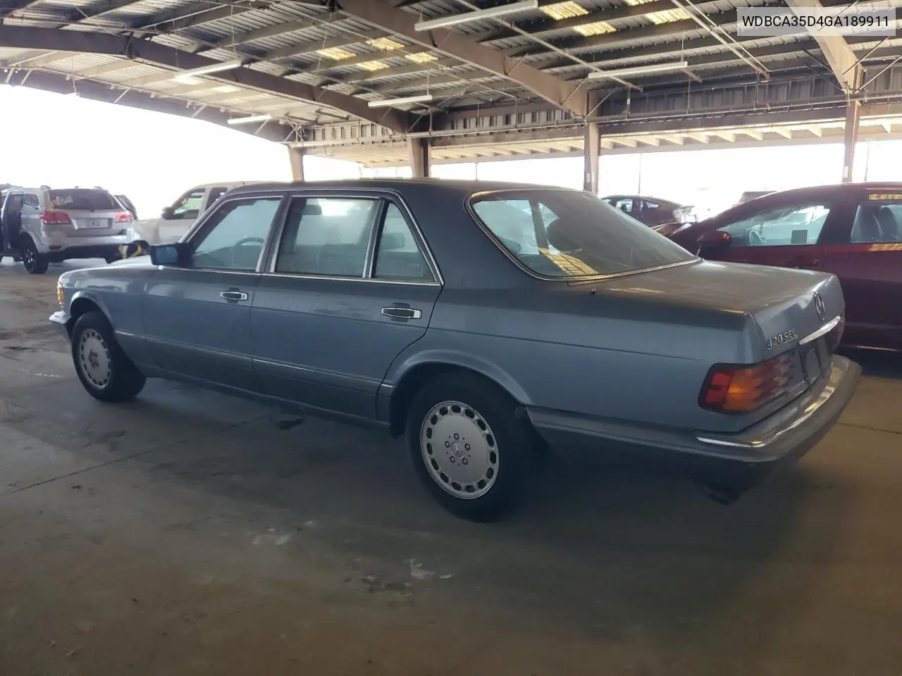 1986 Mercedes-Benz 420 Sel VIN: WDBCA35D4GA189911 Lot: 62620035