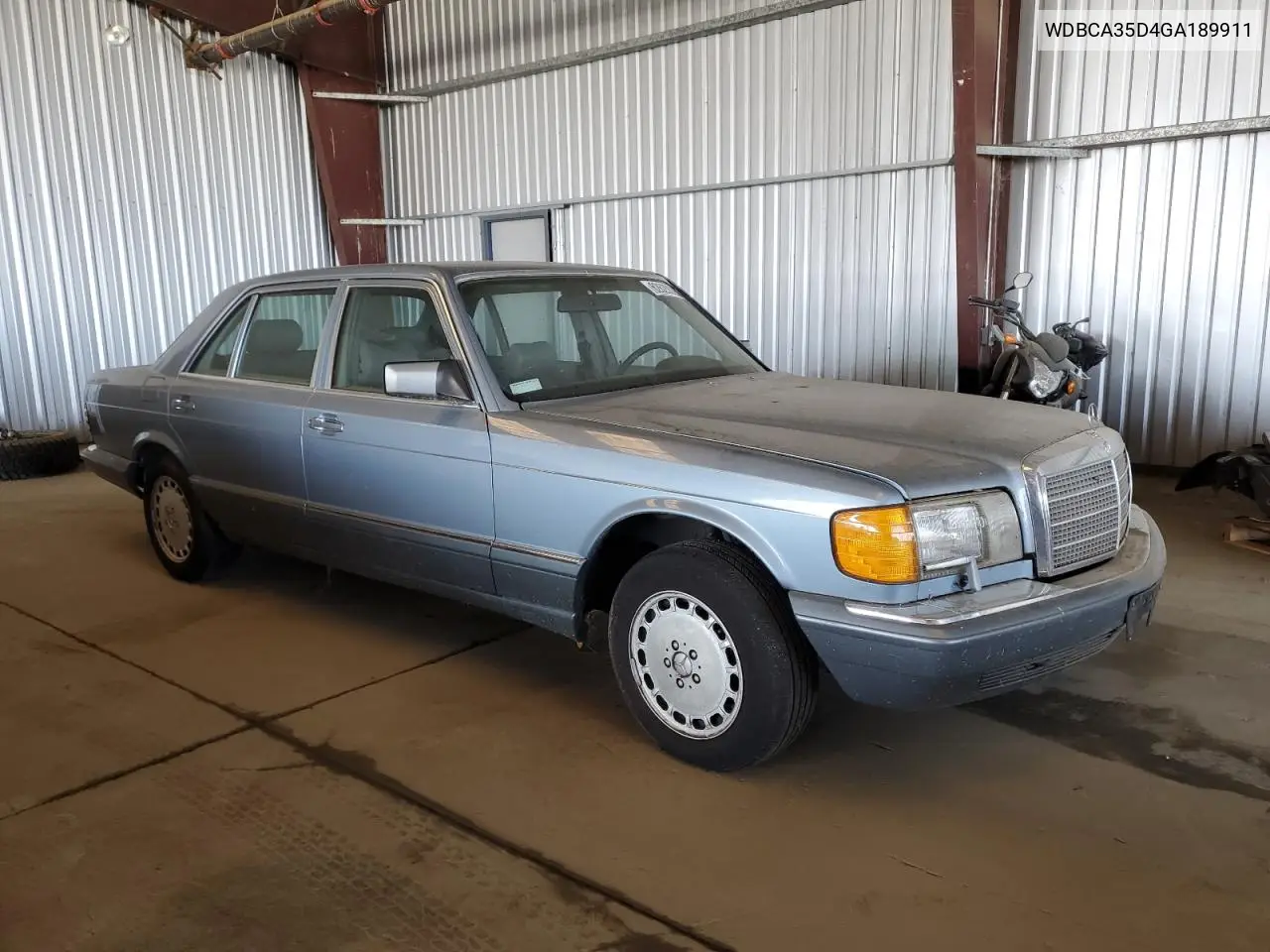 1986 Mercedes-Benz 420 Sel VIN: WDBCA35D4GA189911 Lot: 62620035