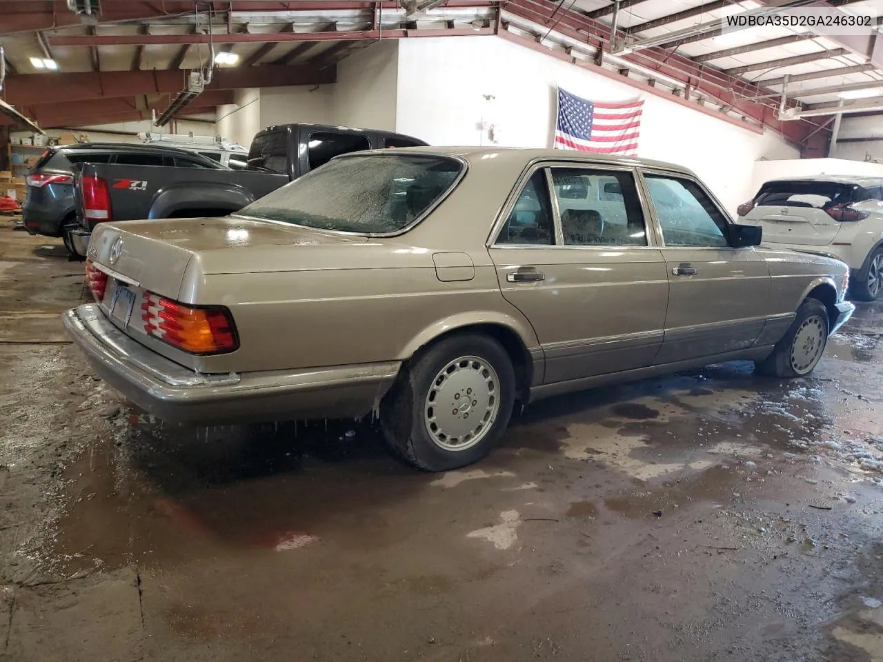 1986 Mercedes-Benz 420 Sel VIN: WDBCA35D2GA246302 Lot: 87239744