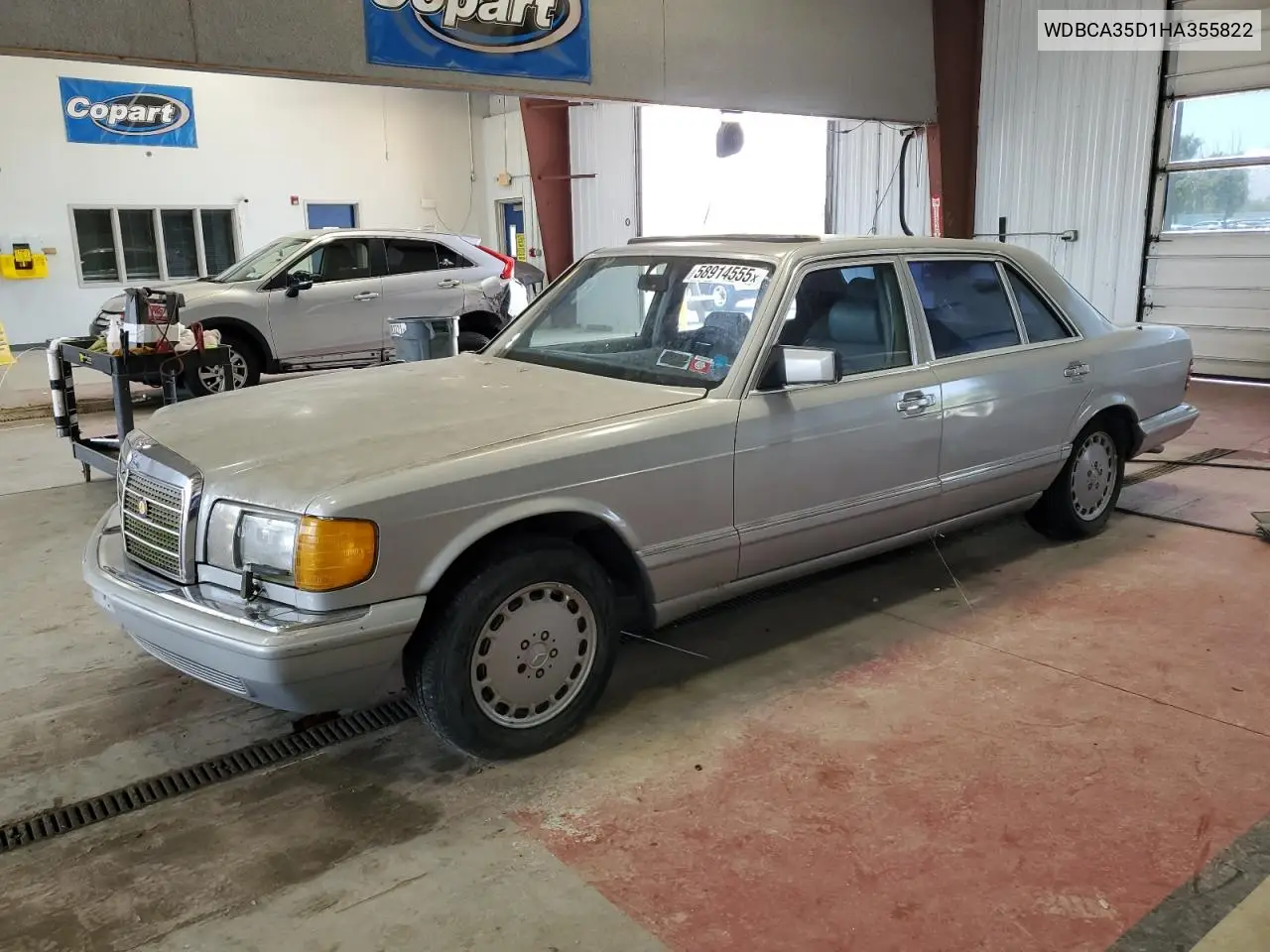 1987 Mercedes-Benz 420 Sel VIN: WDBCA35D1HA355822 Lot: 58914555