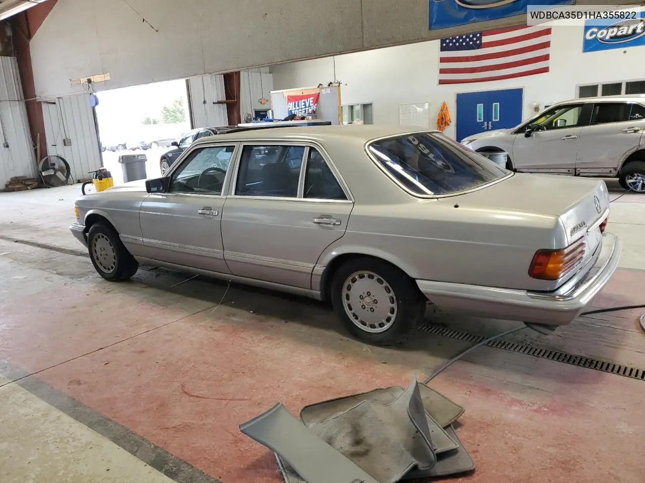 1987 Mercedes-Benz 420 Sel VIN: WDBCA35D1HA355822 Lot: 58914555