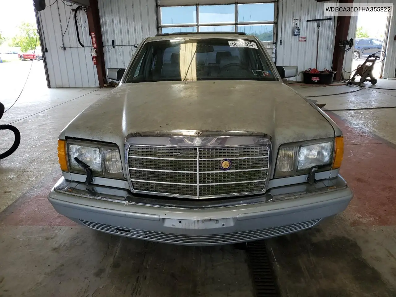 1987 Mercedes-Benz 420 Sel VIN: WDBCA35D1HA355822 Lot: 58914555