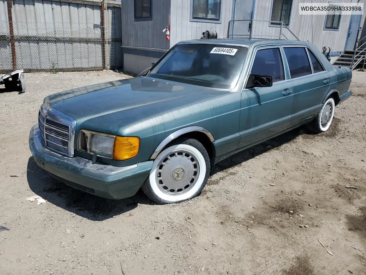1987 Mercedes-Benz 420 Sel VIN: WDBCA35D9HA333938 Lot: 60694405