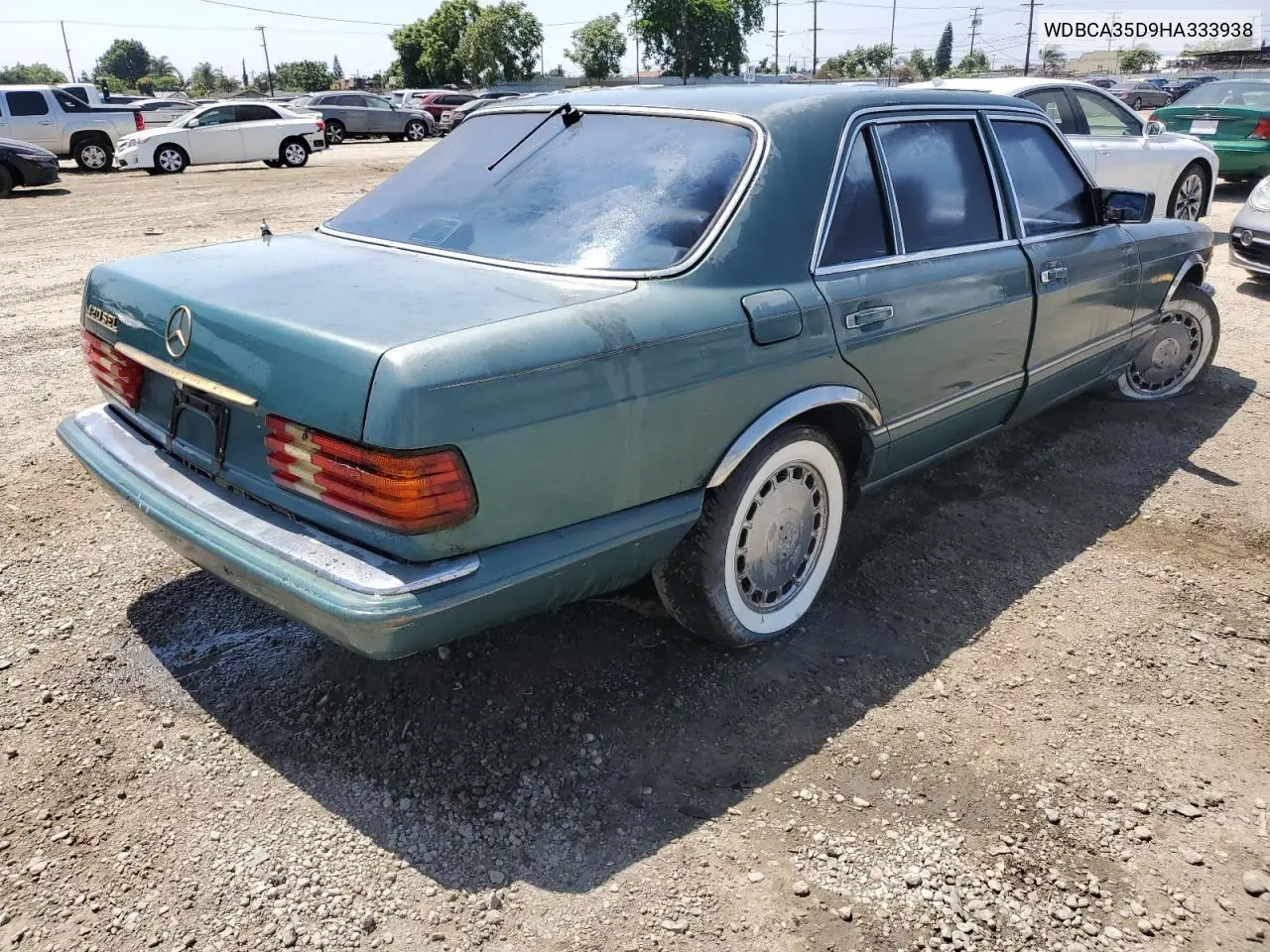 1987 Mercedes-Benz 420 Sel VIN: WDBCA35D9HA333938 Lot: 60694405