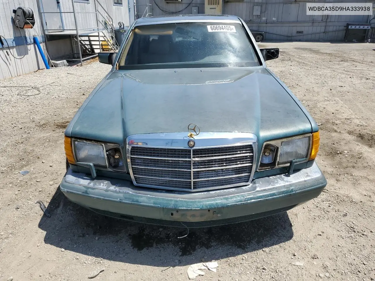 1987 Mercedes-Benz 420 Sel VIN: WDBCA35D9HA333938 Lot: 60694405