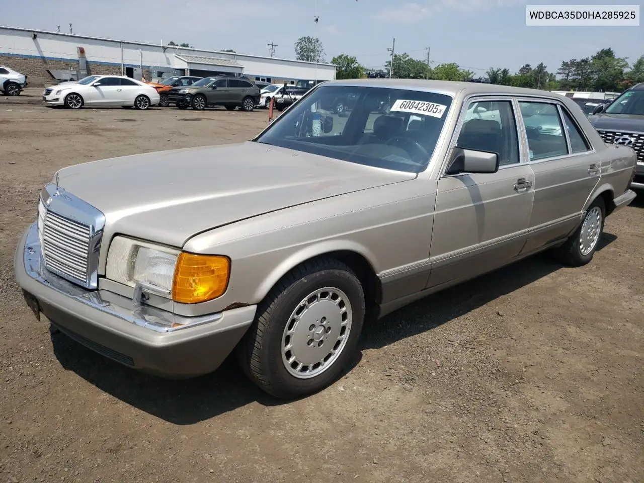 1987 Mercedes-Benz 420 Sel VIN: WDBCA35D0HA285925 Lot: 60842305