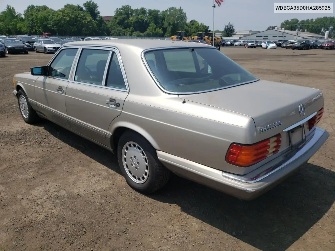1987 Mercedes-Benz 420 Sel VIN: WDBCA35D0HA285925 Lot: 60842305