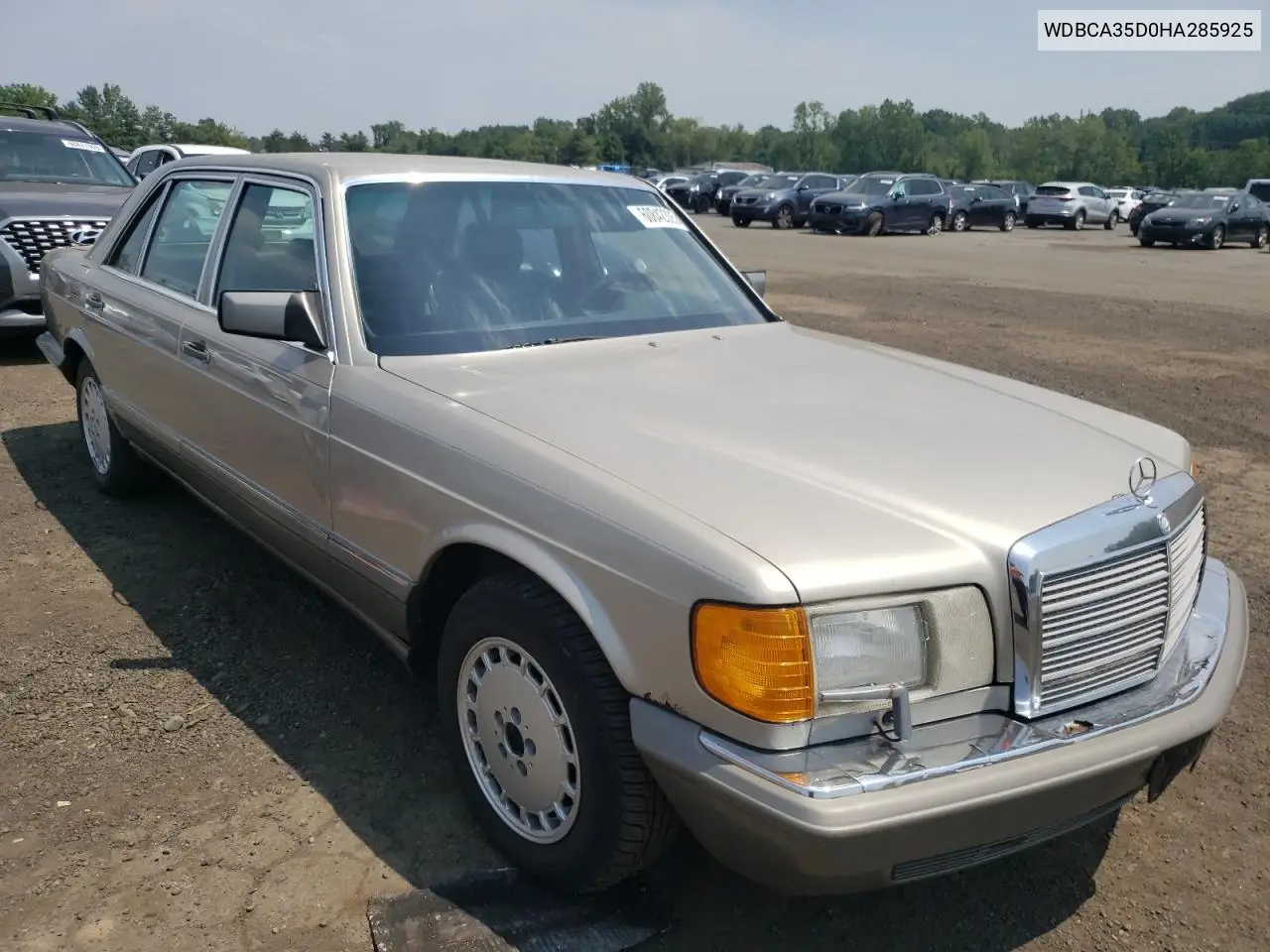 1987 Mercedes-Benz 420 Sel VIN: WDBCA35D0HA285925 Lot: 60842305